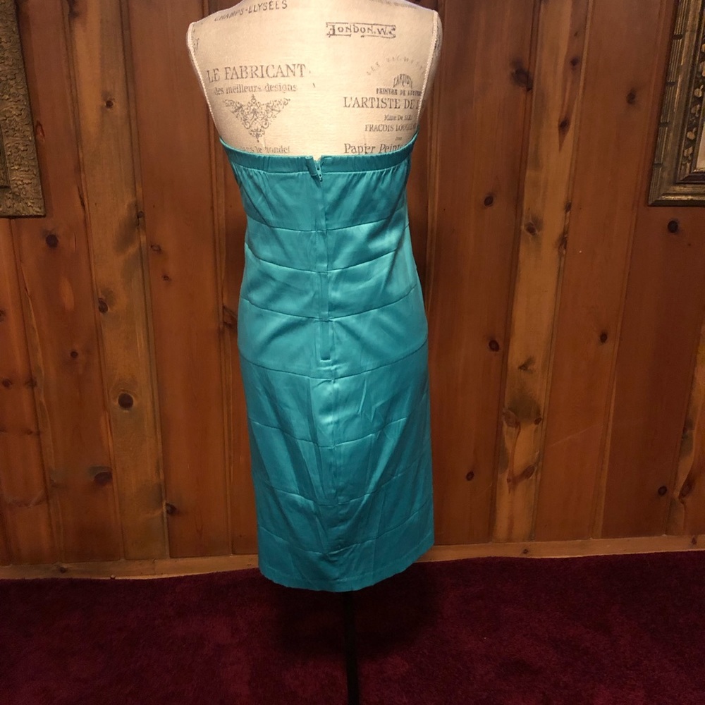 Teal cocktail dress from Torrid